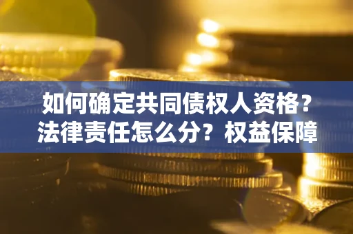武汉如何确定共同债权人资格？法律责任怎么分？权益保障技巧揭秘！