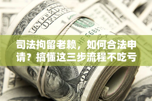 武汉司法拘留老赖，如何合法申请？搞懂这三步流程不吃亏！