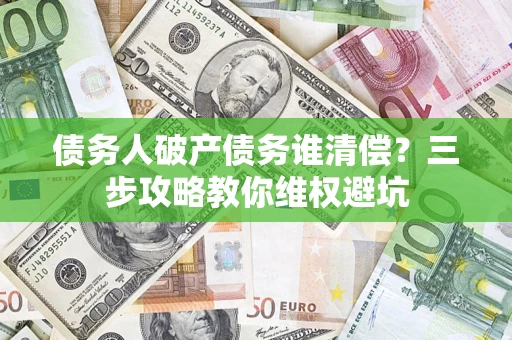 武汉债务人破产债务谁清偿?三步攻略教你维权避坑 武汉债务人破产债务谁清偿?三步攻略教你维权避坑